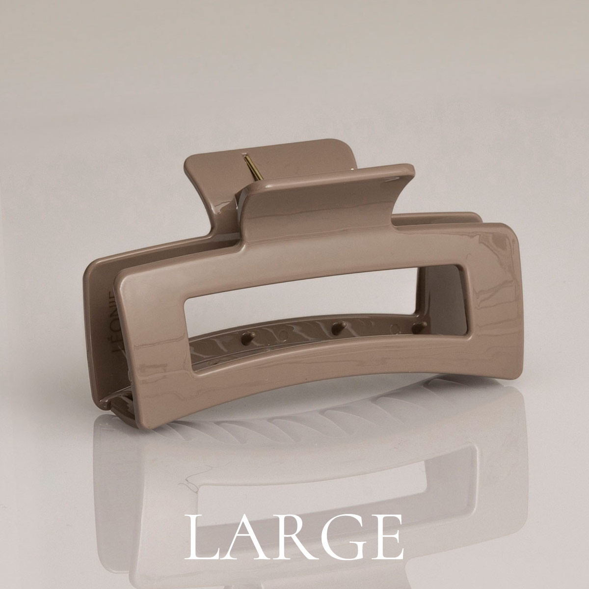 Glansig Taupe L 5 st