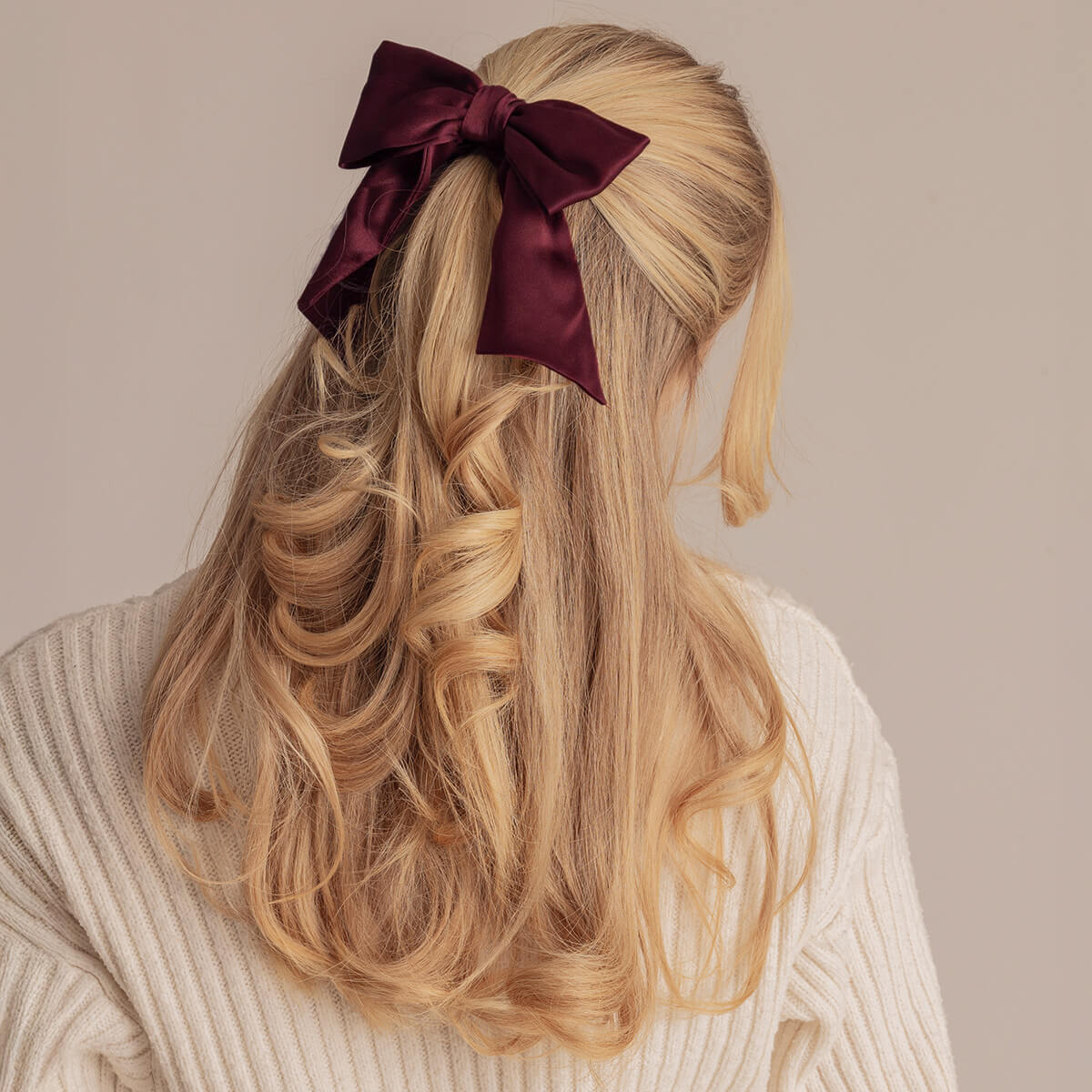 Rosett-scrunchie Burgundy 1 st